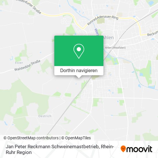 Jan Peter Reckmann Schweinemastbetrieb Karte