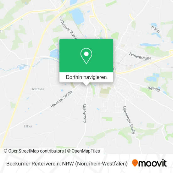 Beckumer Reiterverein Karte