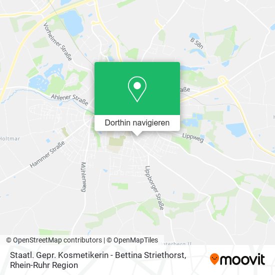 Staatl. Gepr. Kosmetikerin - Bettina Striethorst Karte