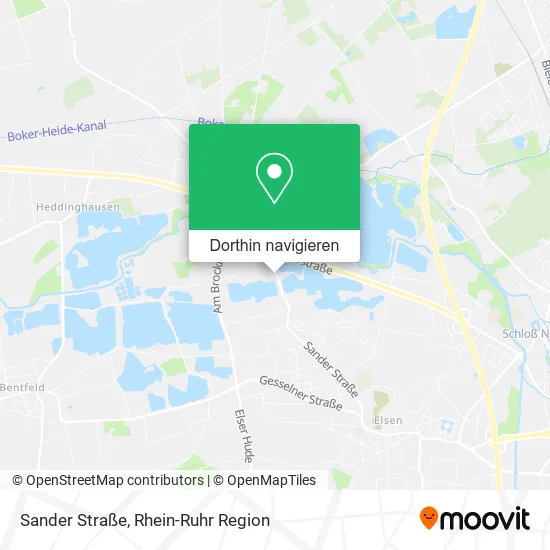 Sander Straße Karte