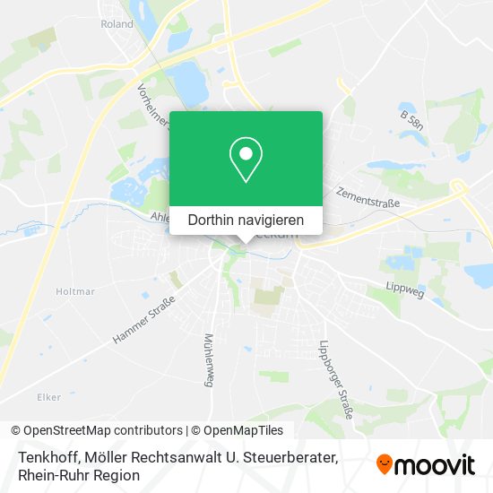Tenkhoff, Möller Rechtsanwalt U. Steuerberater Karte
