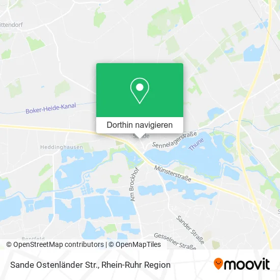 Sande Ostenländer Str. Karte