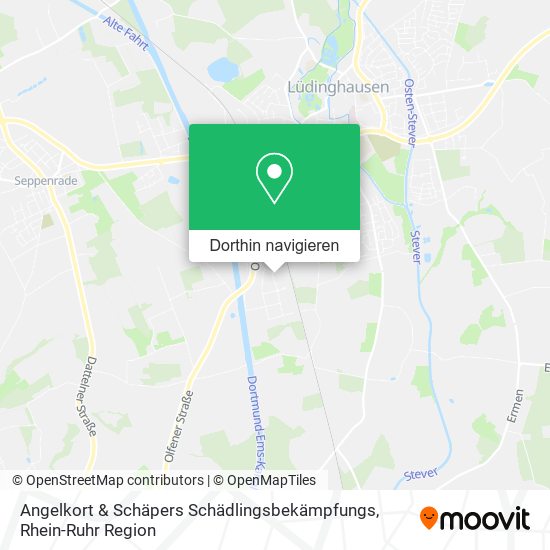 Angelkort & Schäpers Schädlingsbekämpfungs Karte