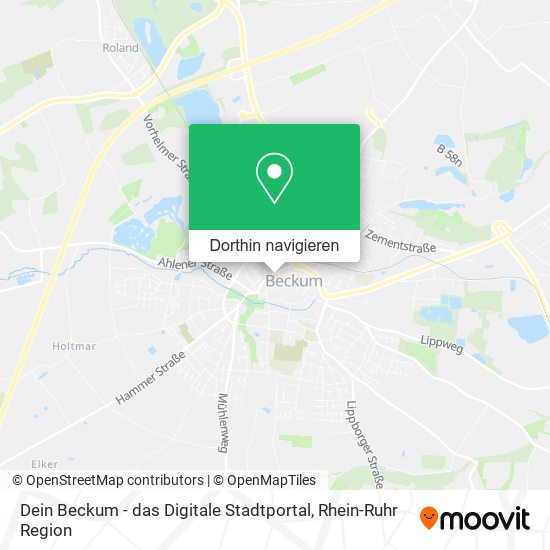 Dein Beckum - das Digitale Stadtportal Karte