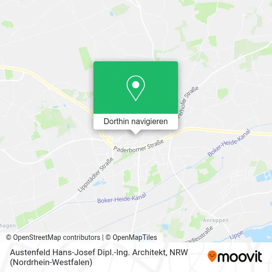 Austenfeld Hans-Josef Dipl.-Ing. Architekt Karte