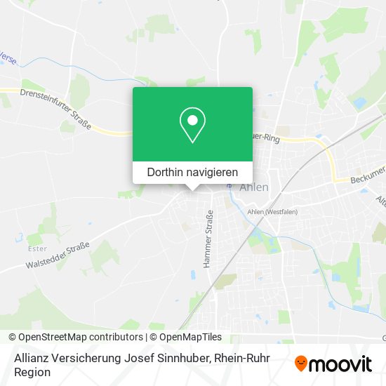 Allianz Versicherung Josef Sinnhuber Karte