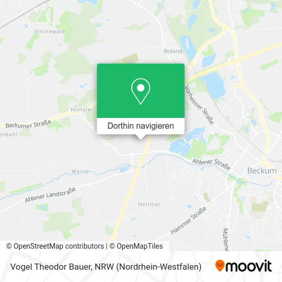 Vogel Theodor Bauer Karte