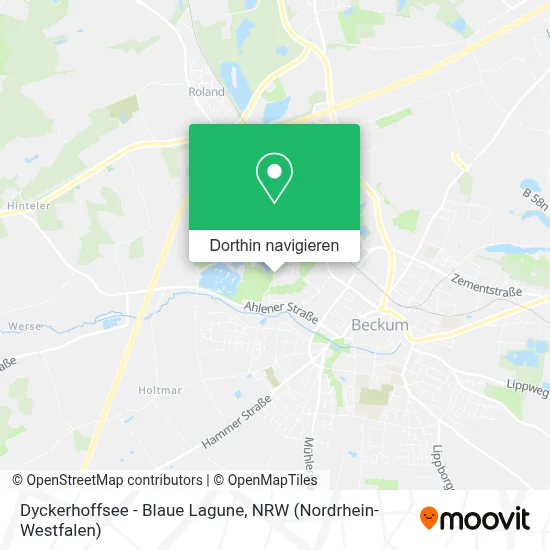 Dyckerhoffsee - Blaue Lagune Karte