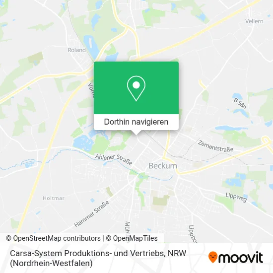 Carsa-System Produktions- und Vertriebs Karte