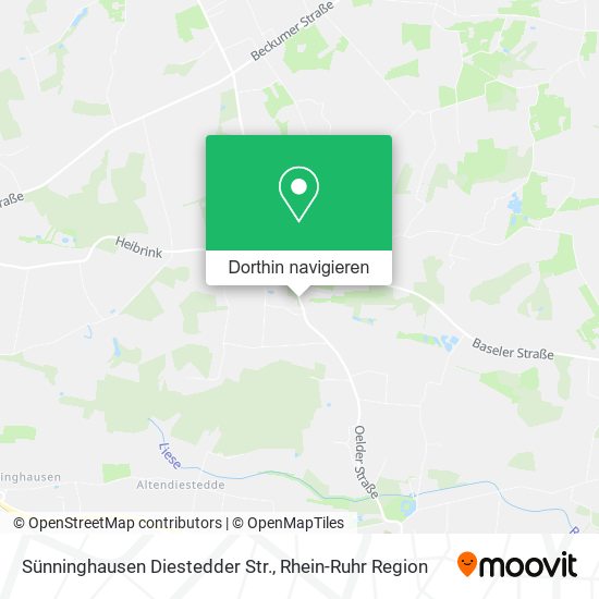 Sünninghausen Diestedder Str. Karte