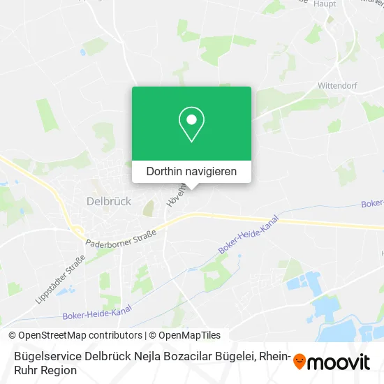 Bügelservice Delbrück Nejla Bozacilar Bügelei Karte