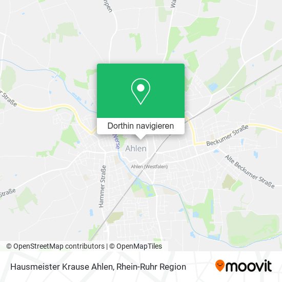 Hausmeister Krause Ahlen Karte