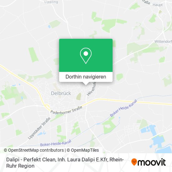 Dalipi - Perfekt Clean, Inh. Laura Dalipi E.Kfr Karte