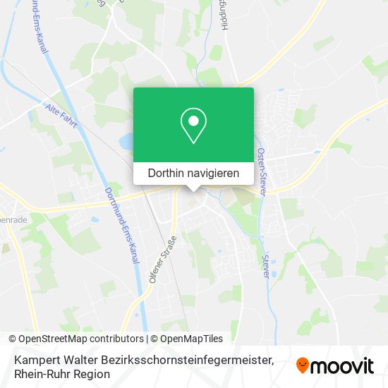 Kampert Walter Bezirksschornsteinfegermeister Karte