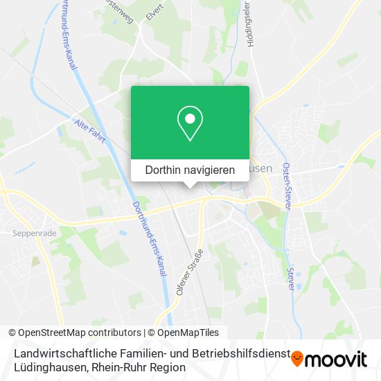 Landwirtschaftliche Familien- und Betriebshilfsdienst Lüdinghausen Karte