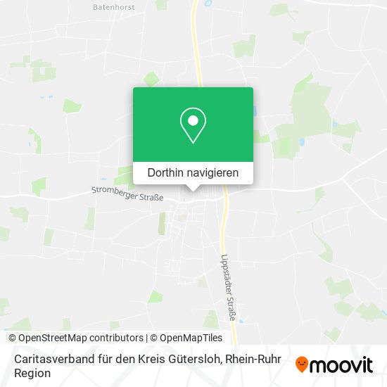 Caritasverband für den Kreis Gütersloh Karte