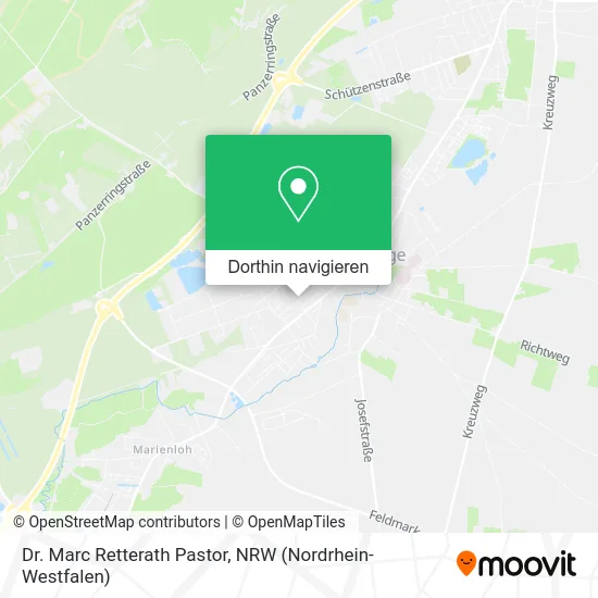 Dr. Marc Retterath Pastor Karte
