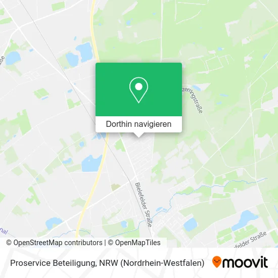 Proservice Beteiligung Karte