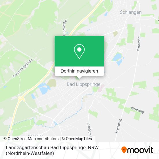 Landesgartenschau Bad Lippspringe Karte