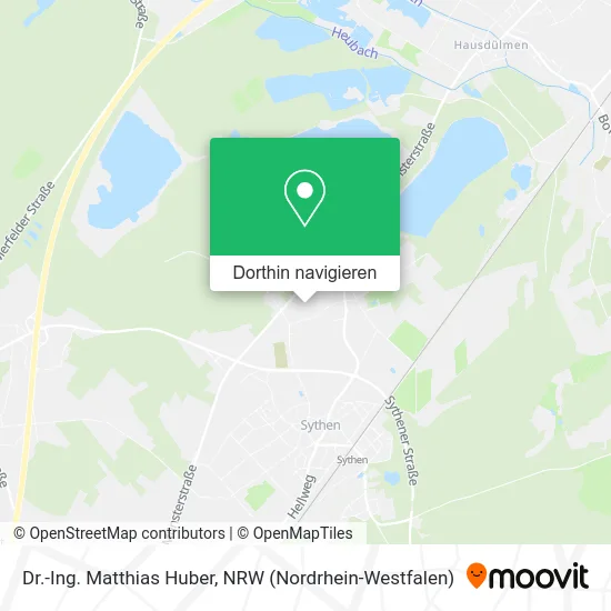 Dr.-Ing. Matthias Huber Karte