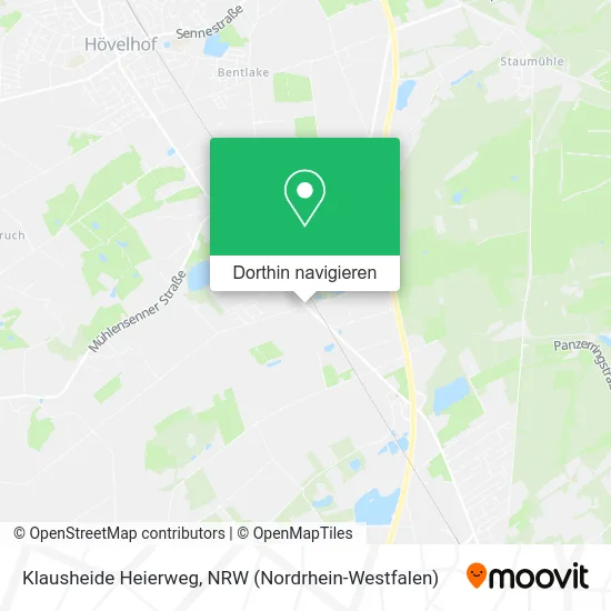 Klausheide Heierweg Karte