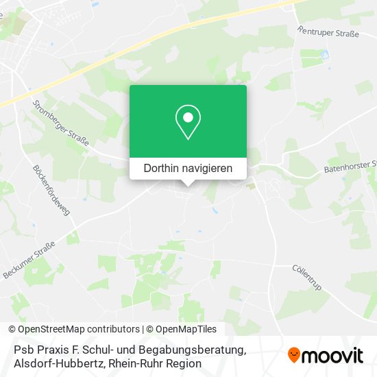 Psb Praxis F. Schul- und Begabungsberatung, Alsdorf-Hubbertz Karte