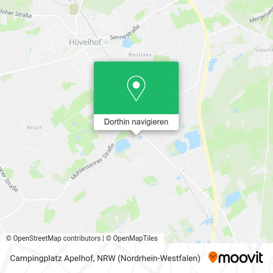 Campingplatz Apelhof Karte