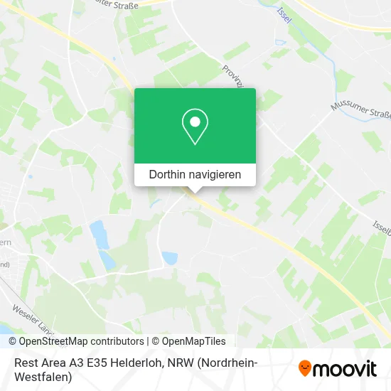 Rest Area A3 E35 Helderloh Karte