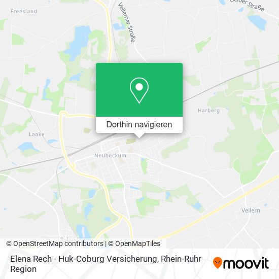 Elena Rech - Huk-Coburg Versicherung Karte