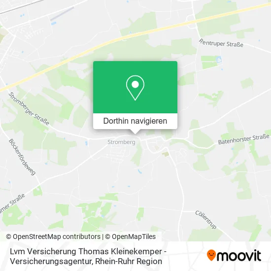 Lvm Versicherung Thomas Kleinekemper - Versicherungsagentur Karte