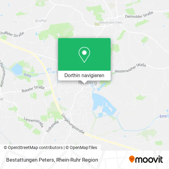 Bestattungen Peters Karte