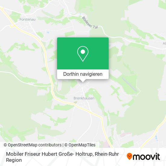 Mobiler Friseur Hubert Große- Holtrup Karte