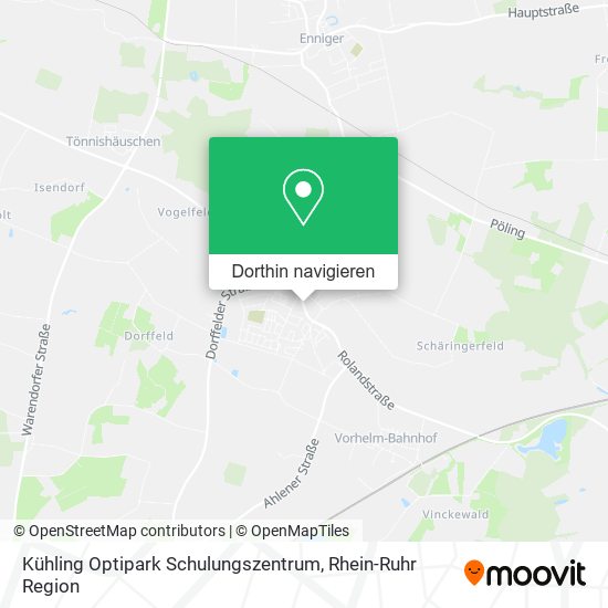 Kühling Optipark Schulungszentrum Karte