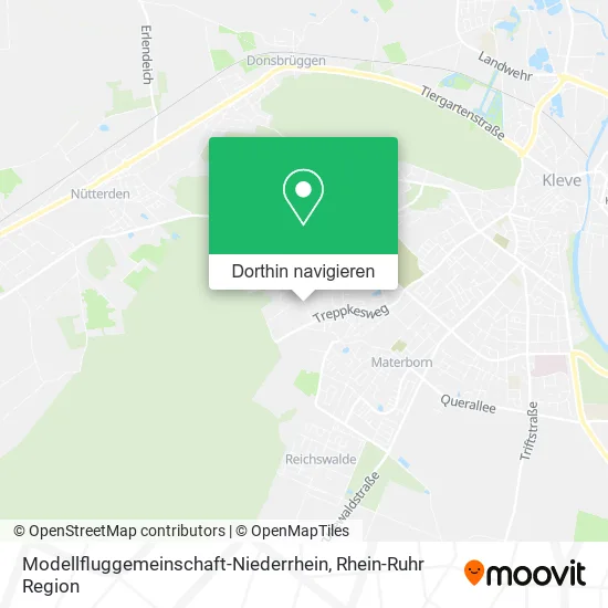 Modellfluggemeinschaft-Niederrhein Karte