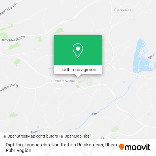 Dipl. Ing. Innenarchitektin Kathrin Reinkemeier Karte