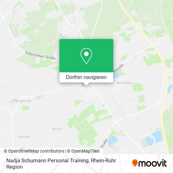 Nadja Schumann Personal Training Karte