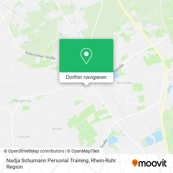 Nadja Schumann Personal Training Karte