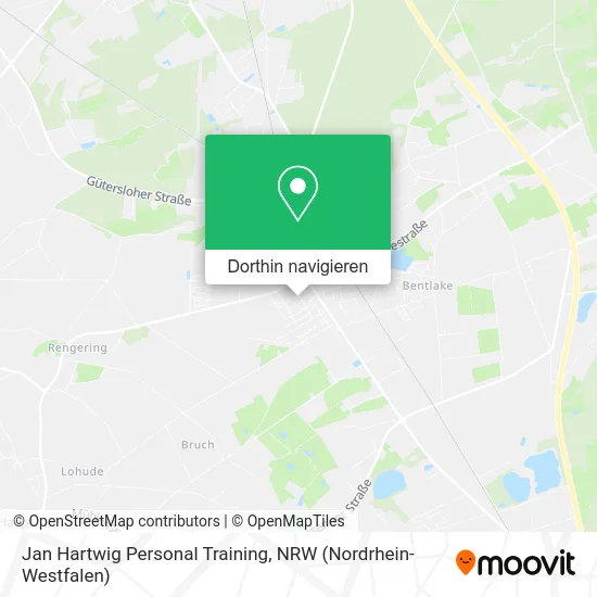 Jan Hartwig Personal Training Karte