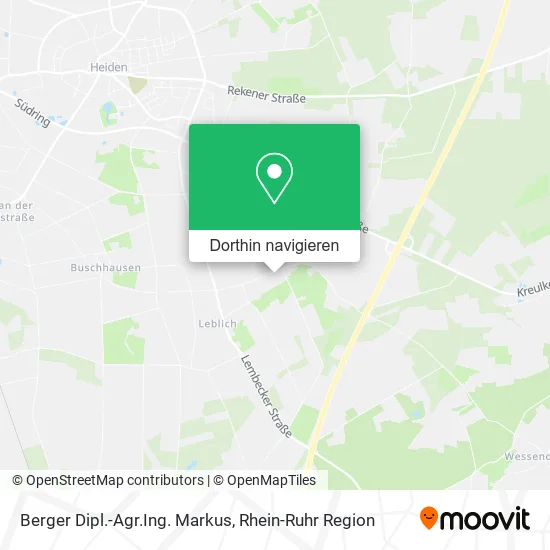 Berger Dipl.-Agr.Ing. Markus Karte