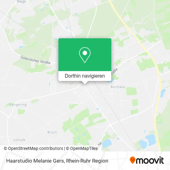 Haarstudio Melanie Gers Karte