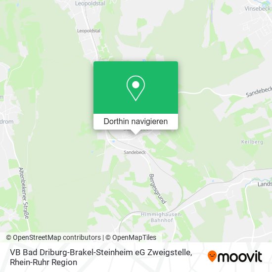VB Bad Driburg-Brakel-Steinheim eG Zweigstelle Karte