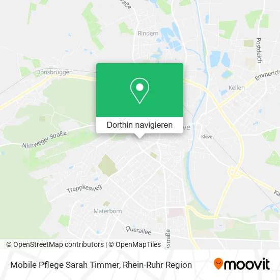 Mobile Pflege Sarah Timmer Karte