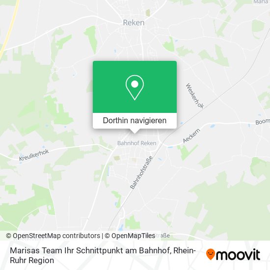 Marisas Team Ihr Schnittpunkt am Bahnhof Karte