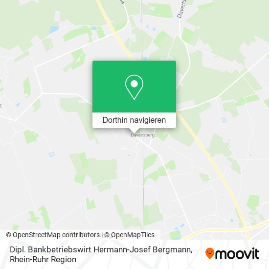 Dipl. Bankbetriebswirt Hermann-Josef Bergmann Karte