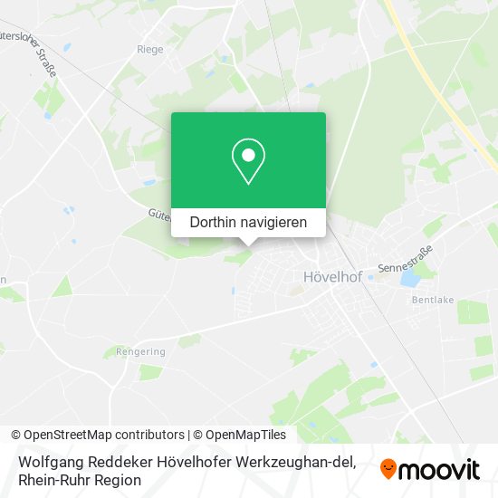 Wolfgang Reddeker Hövelhofer Werkzeughan-del Karte