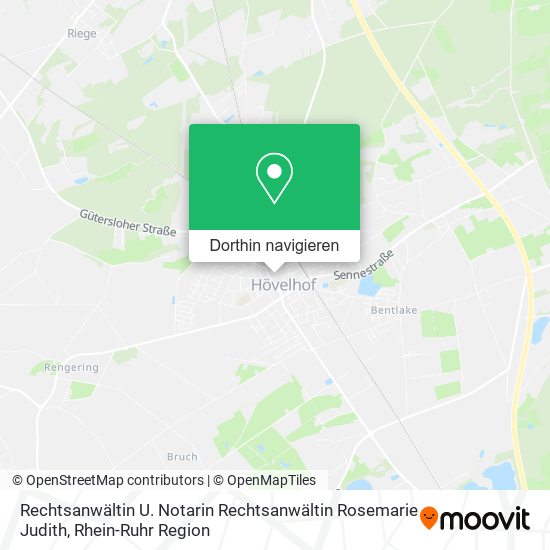 Rechtsanwältin U. Notarin Rechtsanwältin Rosemarie Judith Karte