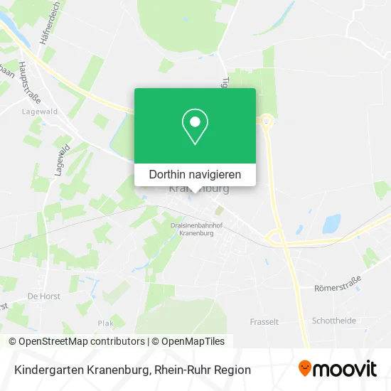 Kindergarten Kranenburg Karte