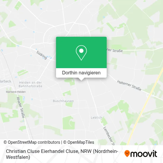 Christian Cluse Eierhandel Cluse Karte