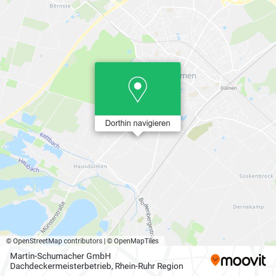 Martin-Schumacher GmbH Dachdeckermeisterbetrieb Karte