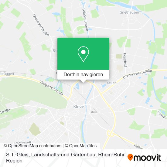 S.T.-Gleis, Landschafts-und Gartenbau Karte